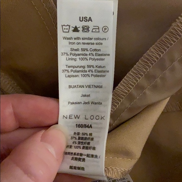 New Look Blazer: Tan - Picture 3 of 4